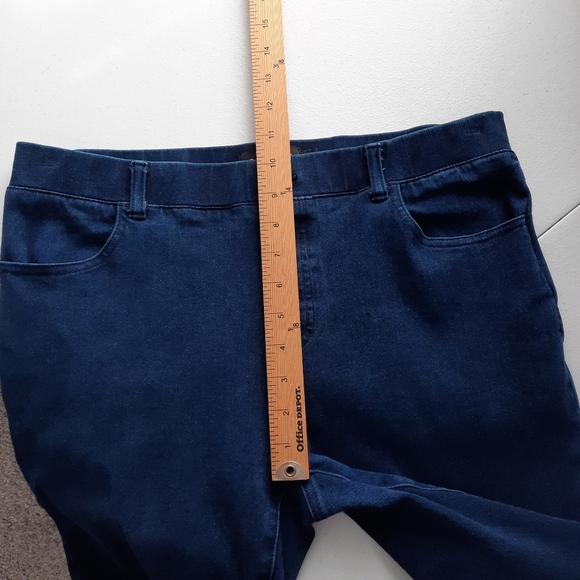 Betabrand Boot Cut 4-Pocket Yoga Denim Pull On Jeans size Large - Picture 10 of 14